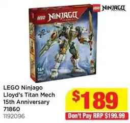 Mr Toys LEGO Ninjago Lloyd's Titan Mech offer