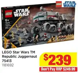 Mr Toys LEGO Star Wars TM Republic Juggernaut offer