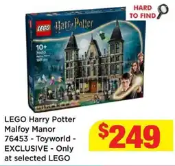 Mr Toys LEGO Harry Potter Malfoy Manor offer