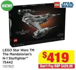 Mr Toys LEGO Star Wars TM The Mandalorian's N-1 Starfighter offer