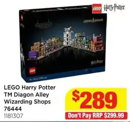 Mr Toys LEGO Harry Potter TM Diagon Alley Wizarding Shops offer