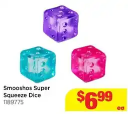 Mr Toys Smooshos Super Squeeze Dice offer