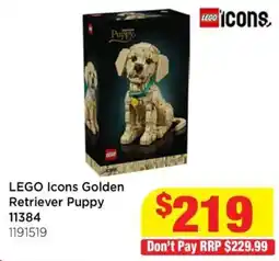 Mr Toys LEGO Icons Golden Retriever Puppy offer