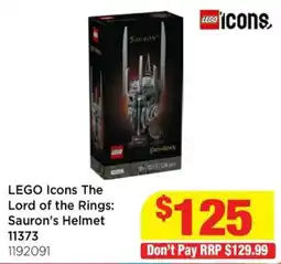 Mr Toys LEGO Icons The Lord of the Rings: Sauron's Helmet offer