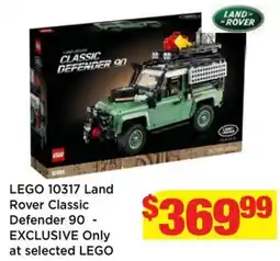 Mr Toys LEGO 10317 Land Rover Classic Defender 90 offer