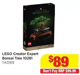 Mr Toys LEGO Creator Expert Bonsai Tree offer