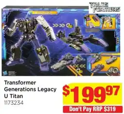 Mr Toys Transformer Generations Legacy U Titan offer