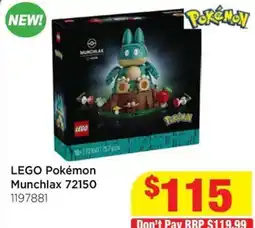 Mr Toys LEGO Pokémon Munchlax 72150 offer