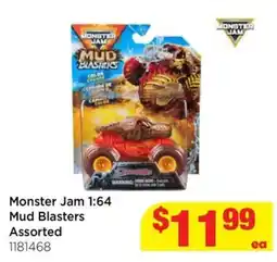 Mr Toys Monster Jam 1:64 Mud Blasters Assorted offer
