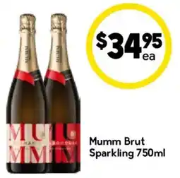 Drakes Mumm Brut Sparkling offer