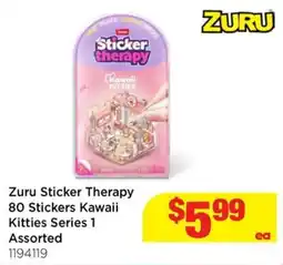 Mr Toys Zuru Sticker Therapy Kawaii Kitties Series 1 Assorted offer