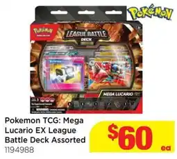 Mr Toys Pokemon TCG: Mega Lucario EX League Battle Deck Assorted offer
