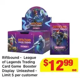 Mr Toys Riftbound - League of Legends Trading Card Game Booster Display Unleashed offer