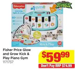 Mr Toys Fisher Price Glow and Grow Kick & Play Piano Gym offer
