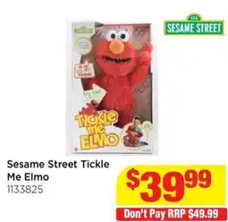 Mr Toys Sesame Street Tickle Me Elmo offer