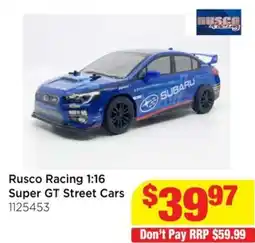 Mr Toys Rusco Racing 1:16 Super GT Street Cars offer