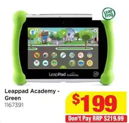 Mr Toys LeapFrog Leappad Academy - Green offer