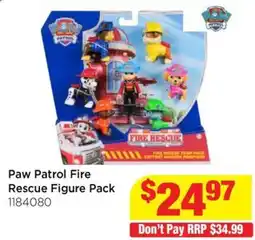 Mr Toys Paw Patrol Fire Rescue Figure Pack offer