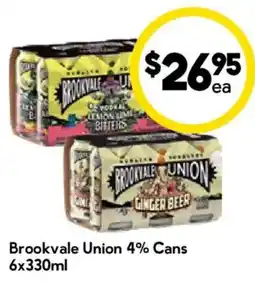 Drakes Brookvale Union 4% Cans offer