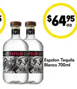 Drakes Espolon Tequila Blanco offer