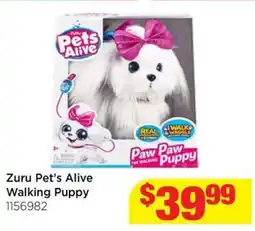 Mr Toys Zuru Pet's Alive Walking Puppy offer