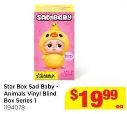 Mr Toys Star Box Sad Baby - Animals Vinyl Blind Box Series 1 offer
