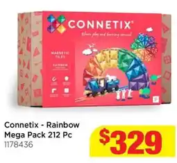 Mr Toys Connetix - Rainbow Mega Pack offer