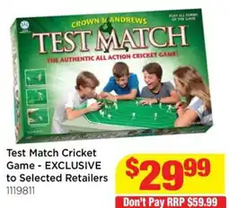 Mr Toys Test Match Cricket Game offer