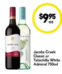 Drakes Jacobs Creek Classic or Tatachilla White offer