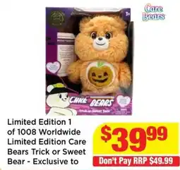 Mr Toys Care Bears Trick or Sweet Bear offer