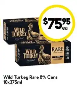 Drakes Wild Turkey Rare 8% Cans offer