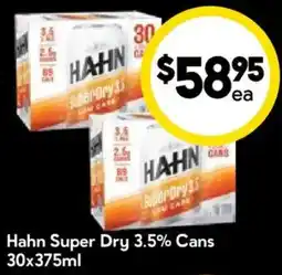 Drakes Hahn Super Dry 3.5% Cans offer