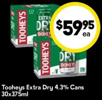 Tooheys Extra Dry Cans