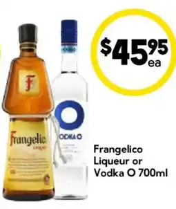 Drakes Frangelico Liqueur or Vodka O offer