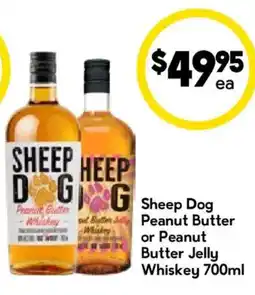 Drakes Sheep Dog Peanut Butter or Peanut Butter Jelly Whiskey offer