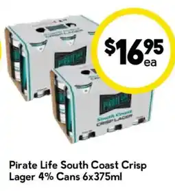 Drakes Pirate Life South Coast Crisp Lager offer