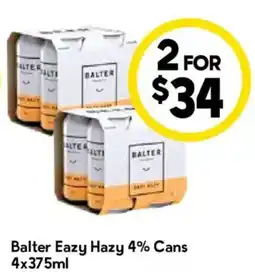 Drakes Balter Eazy Hazy 4% Cans offer