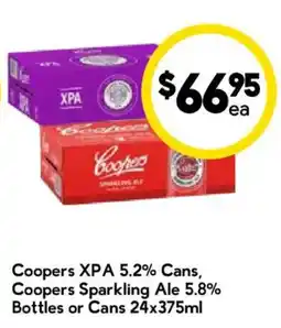 Drakes Coopers XPA Cans offer