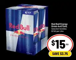 Ritchies Red Bull Energy Drink offer