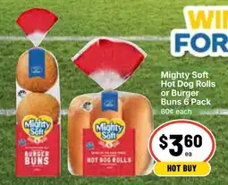 Ritchies Mighty Soft Hot Dog Rolls or Burger Buns offer