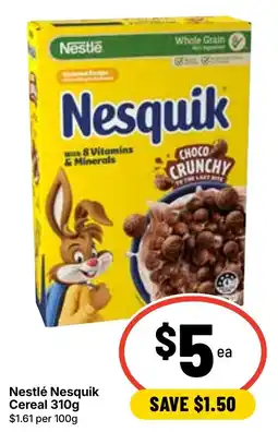 Ritchies Nestlé Nesquik Cereal offer