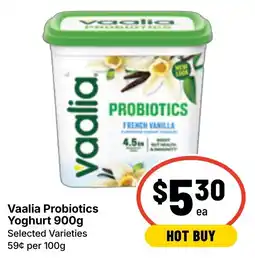 Ritchies Vaalia Probiotics Yoghurt offer