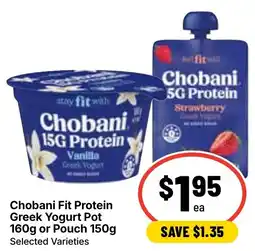 Ritchies Chobani Fit Protein Greek Yogurt offer