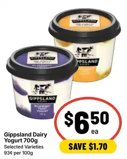Ritchies Gippsland Dairy Yogurt offer