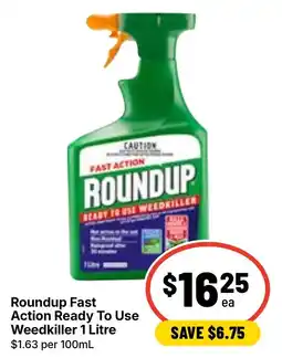 Ritchies Roundup Fast Action Ready To Use Weedkiller offer
