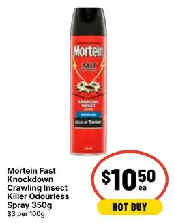 Ritchies Mortein Fast Knockdown Crawling Insect Killer Odourless Spray offer