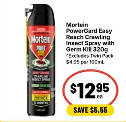 Ritchies Mortein PowerGard Easy Reach Crawling Insect Spray offer