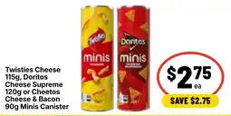 Ritchies Twisties Cheese minis offer