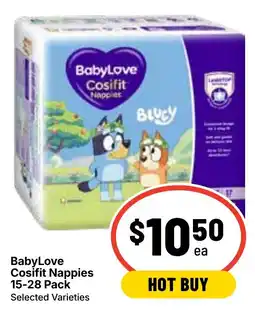 Ritchies BabyLove Cosifit Nappies offer