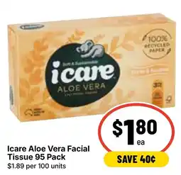 Ritchies Icare Aloe Vera Facial Tissue offer